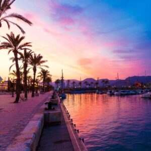 atardecer de encantos